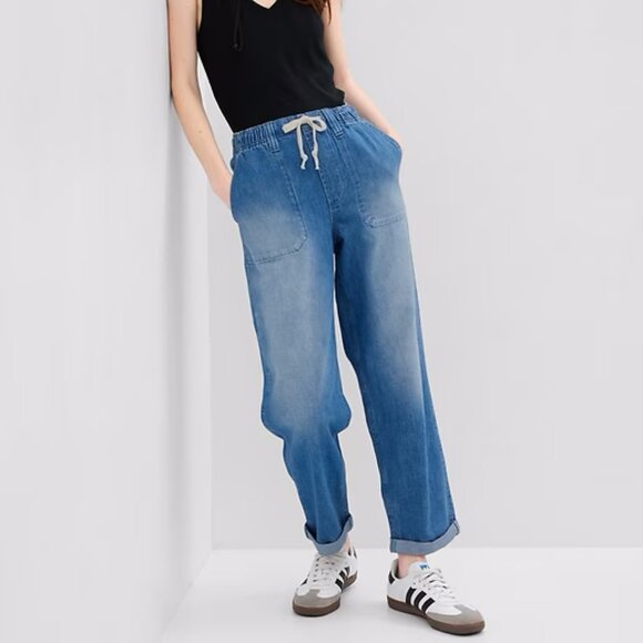 Gap Mid Rise Easy Pull-On Jeans - Picture 9 of 14